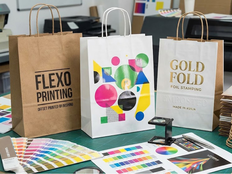 Các công nghệ in ấn và kỹ thuật gia công túi giấy