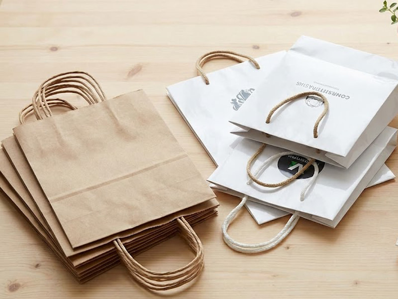 Các loại túi giấy phổ biến theo chất liệu