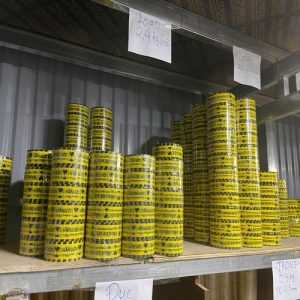 Băng dính logo hàng dễ vỡi lõi giấy 5mm ảnh 3