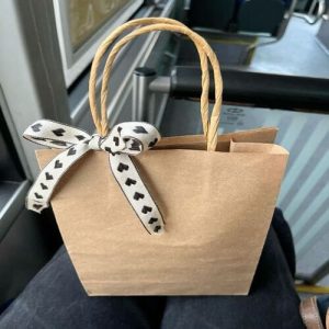 Túi giấy kraft nâu M09 ảnh 2