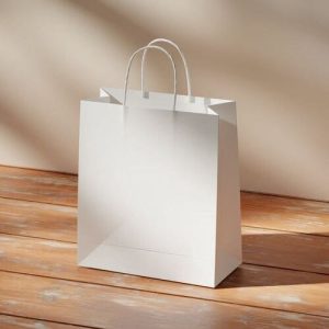 Túi giấy kraft trắng B02 ảnh 1