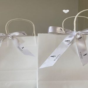 Túi giấy kraft trắng M08