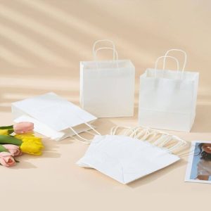 Túi giấy kraft trắng M08 ảnh 1